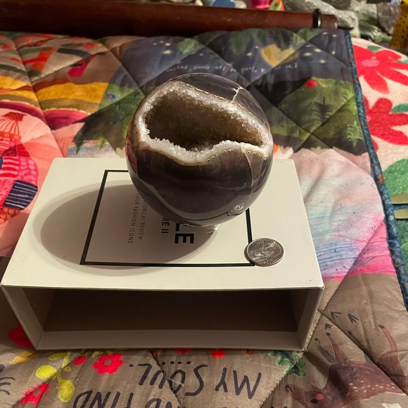 Agate druzy sphere - Picture 3 of 16